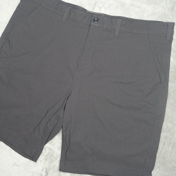 Eddie Bauer Travex Flat Front Shorts Men's 44 Gray - Picture 4 of 9